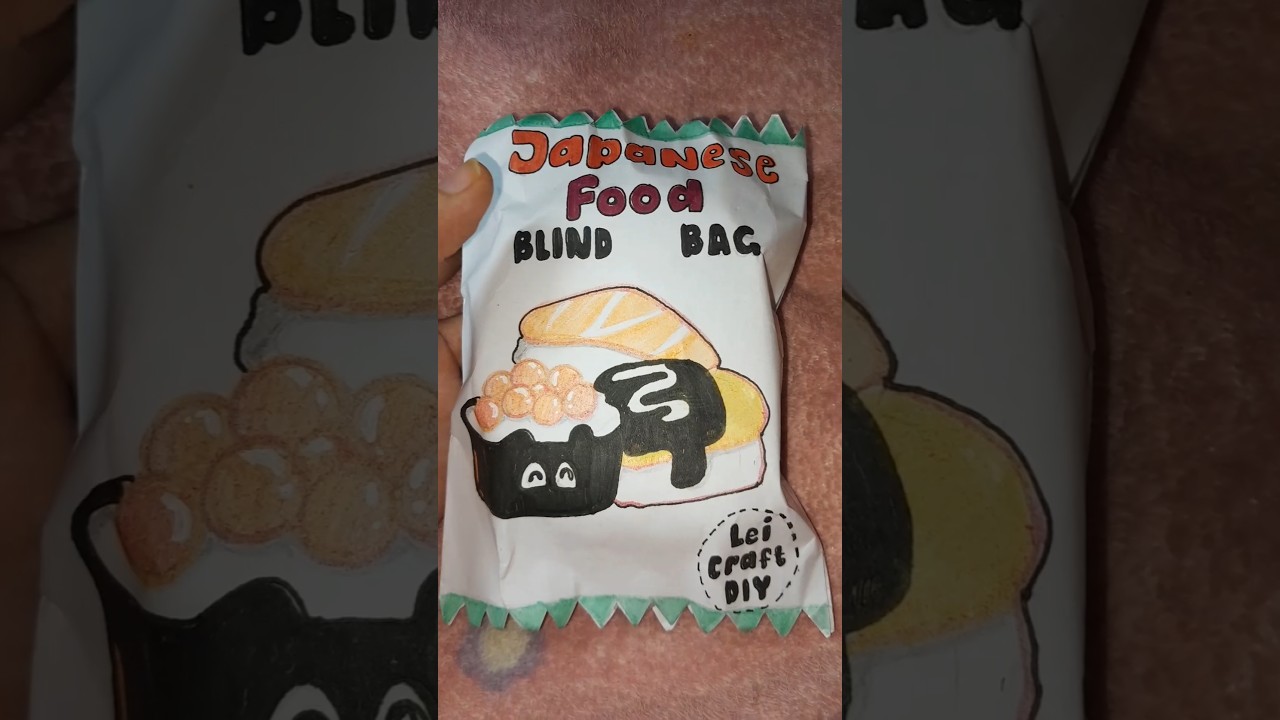 Kawaii Japanese food Blind bag 🍣🍙 ASMR 