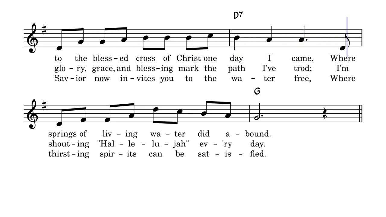 Springs of Living Water  [lead sheet] – John Willard Peterson