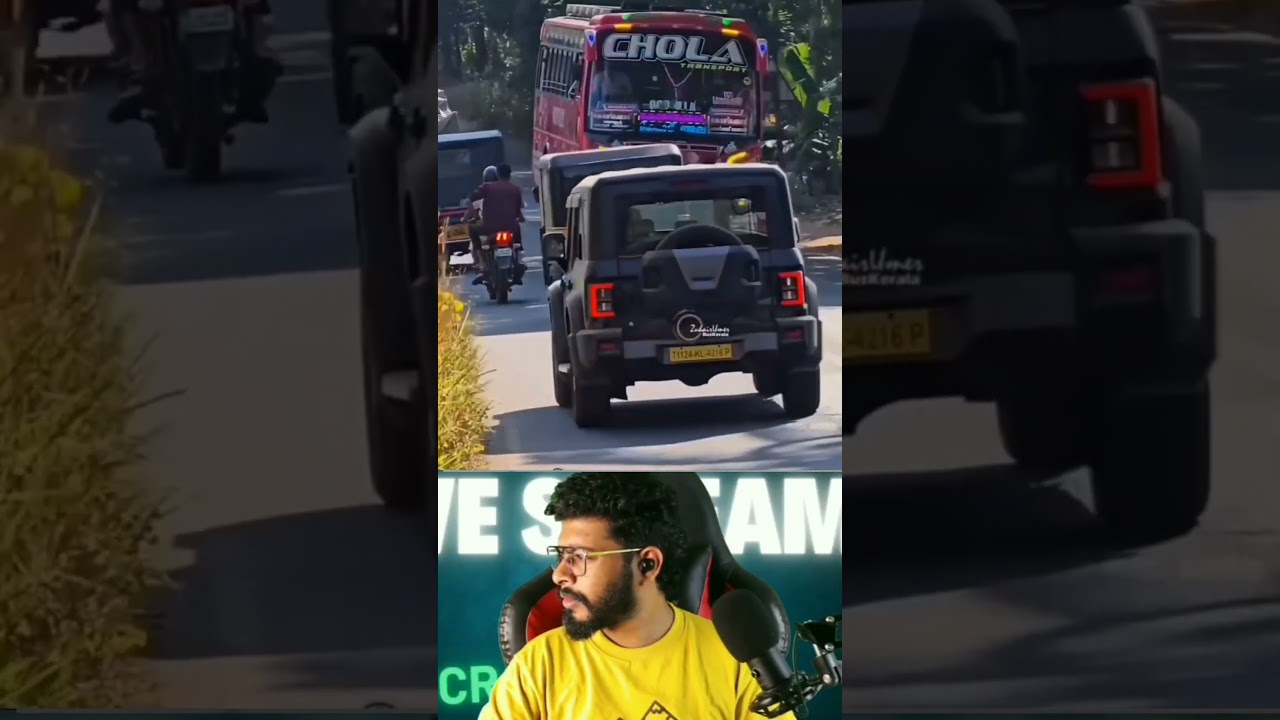 chola private bus mass entry | Kerala reaction mass driving 