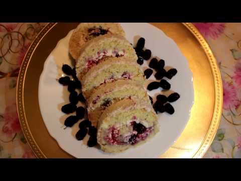 РУЛЕТ С ЯГОДАМИ / ВКУСНЫЙ ДЕСЕРТ