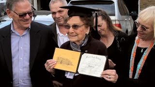 Great Grandma Receives Her High School Diploma