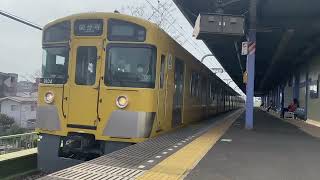 【日立IGBT-VVVF】西武9000系9104F編成 発車シーン@八坂駅