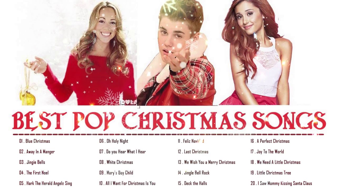 mariah-carey-ariana-grande-justin-bieber-christmas-songs-top-pop
