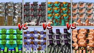 ULTIMATE MUTANT MOBS vs MUTANT MOBS in Minecraft Mob Battle