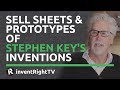 Sell Sheets & Prototypes of Stephen Key's Inventions