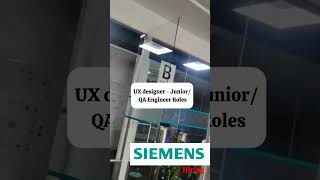 Siemens Hiring - Off Campus Drive