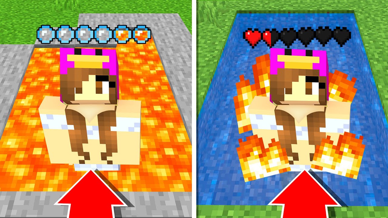 Minecraft, Mas Água e Lava Tão Trocadas – 100 DIAS DE SOBREVIVÊNCIA!