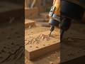🔧 Mini Rotary Engraver | Mountain Range Silhouette Wood Carving