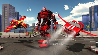 CAR TRANSFORMATION ROBOT WAR - OFFLINE GAMES -ANDROID GAMEPLAY screenshot 4