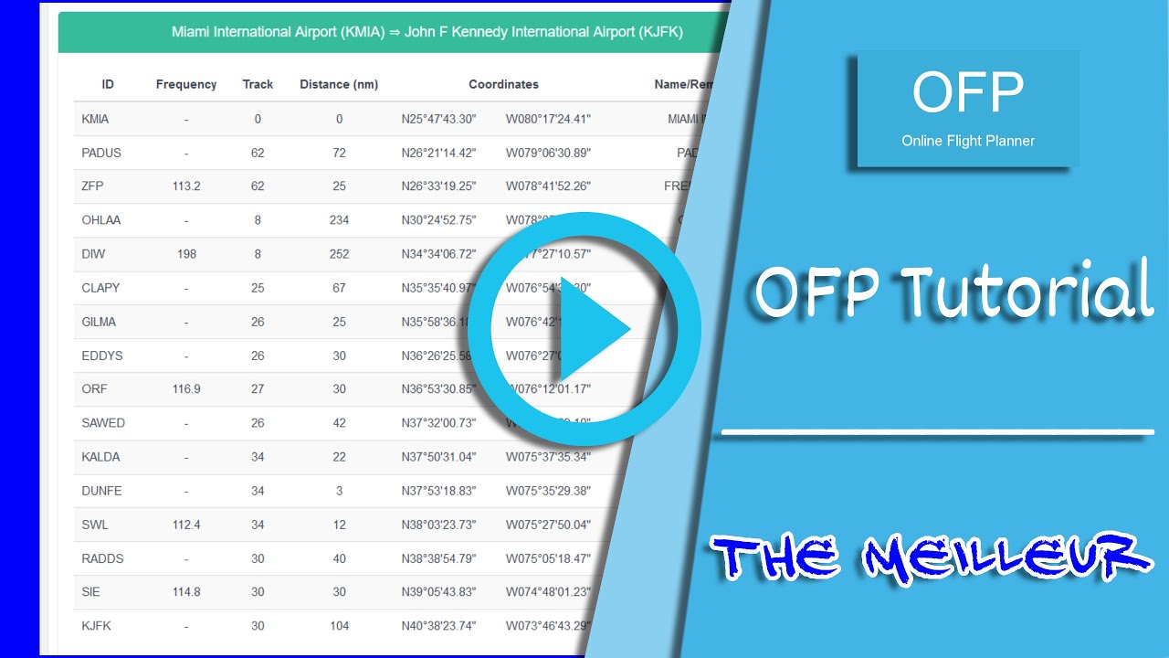 Online Flight Planner Tutorial The Meilleur YouTube