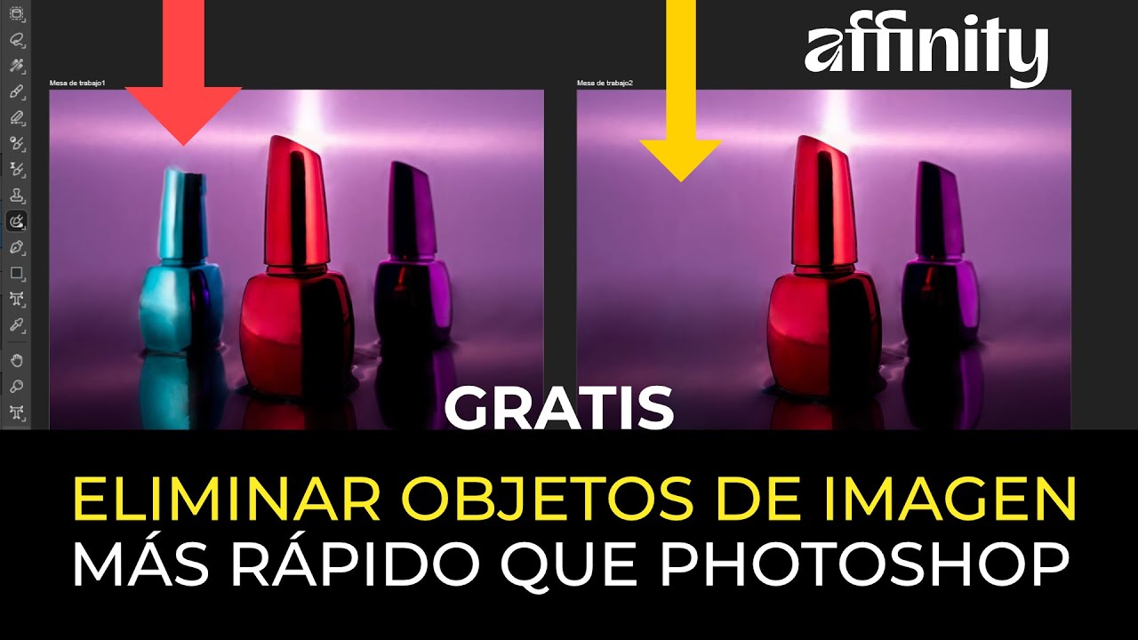 Cómo borrar objetos de una foto con Affinity: más rápido que Photoshop