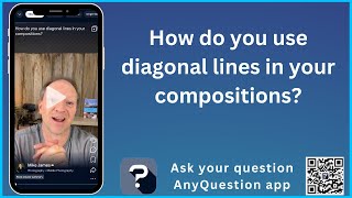 How do you use diagonal lines in your compositions?