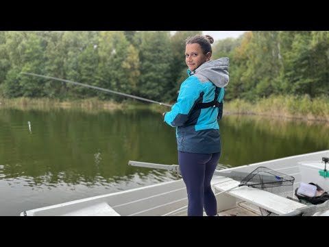 First Boat Trip In The Rain Will I Catch A Pike Solo Spinning Fishing Solo Lake Pike Outdoors 