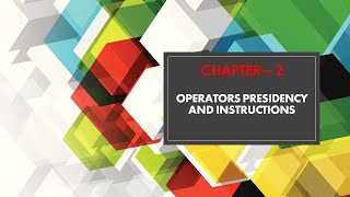 #3. C - language. Chapter = 2(Operators, Instructions & presidency). Talk to computer.👨‍💻👨‍💻👨‍💻