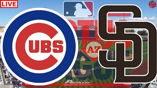 CHICAGO CUBS vs SAN DIEGO PADRES MLB BASEBALL SPRING TRAINING LIVE GAME CAST & CHAT