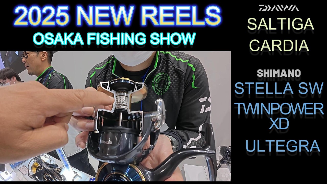 2025 NEW Reels DAIWA SHIMANO at OSAKA FISHING SHOW in Japan New