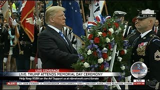 LIVE: President Trump Participates in a Memorial Day Ceremony 5/28/18