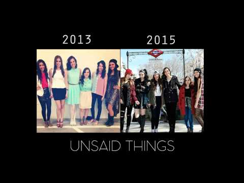 Cimorelli Split Audio (USE HEADPHONES) - UNSAID THINGS - 2013 & 2015