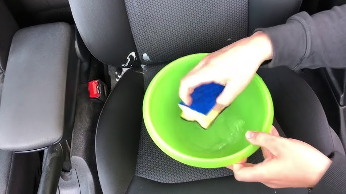PKW Stoffsitze reinigen mit Waschmittel u. destilliertem Wasser KFZ Autositz  sauber machen Anleitung 