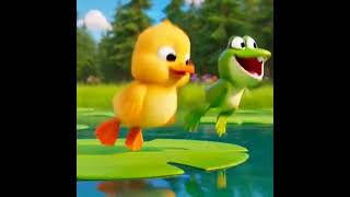 Information Baby Duck and Frog Friendship Story 🐤🐸 | Cute Cartoon for Kids Guide