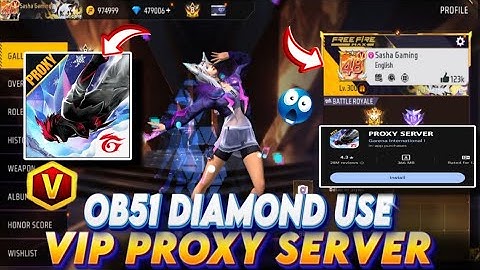 DIAMOND USE PROXY SERVER HOW TO DOWNLOAD | GAMEPLAY PROXY SERVER | VIP FFKIPAS BETA PROXY SERVER