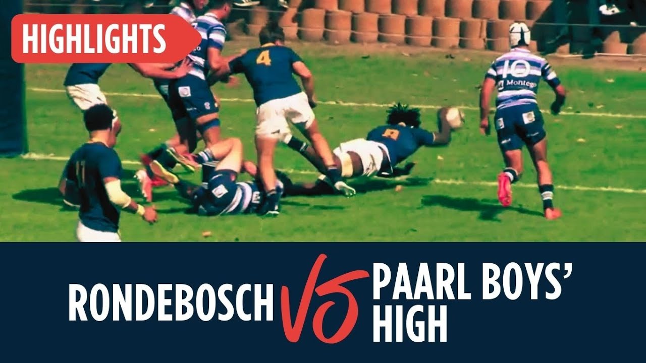 Rugby - Rondebosch Boys' High vs Paarl Boys' High - 26 April 2025
