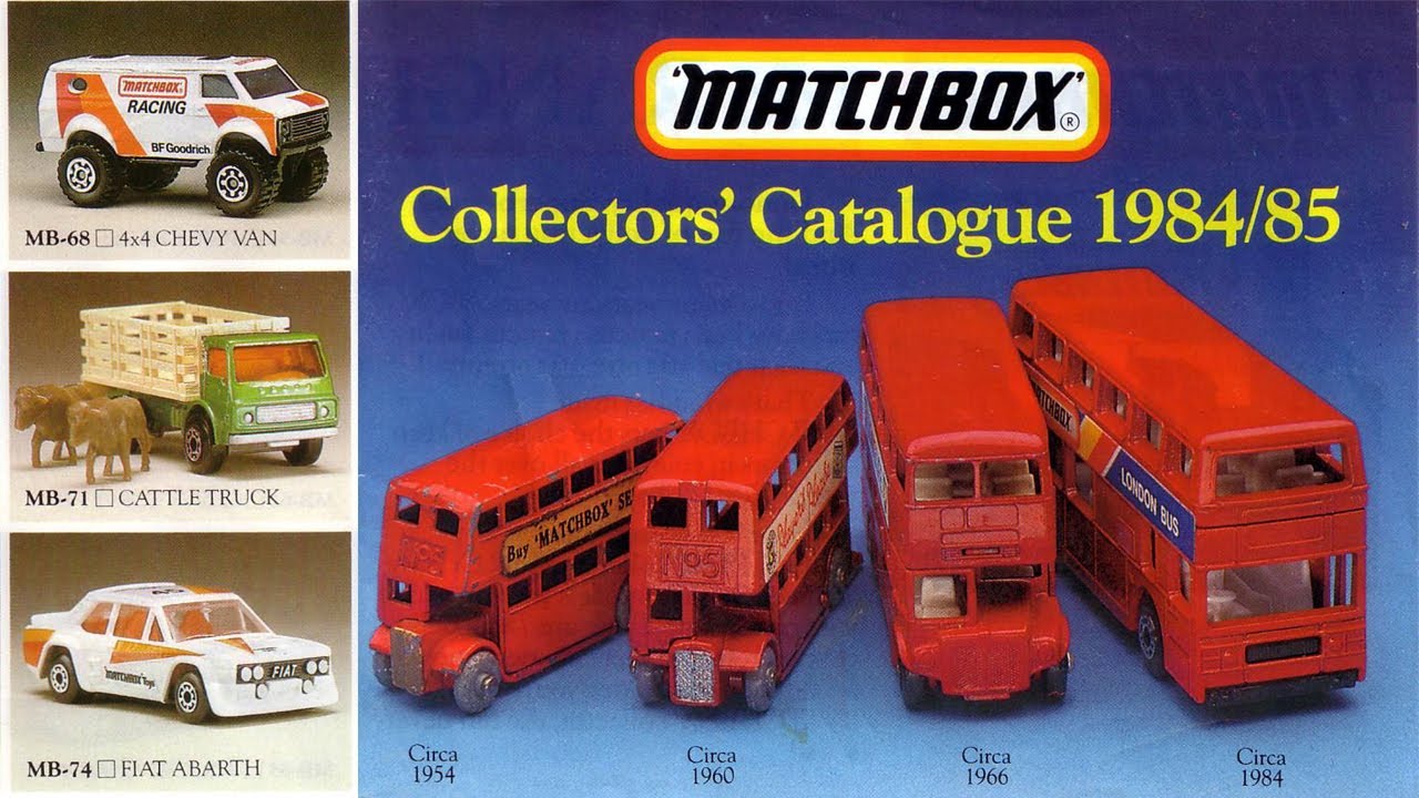 Presentation of the 1984-1985 Matchbox diecast model Catalog - YouTube