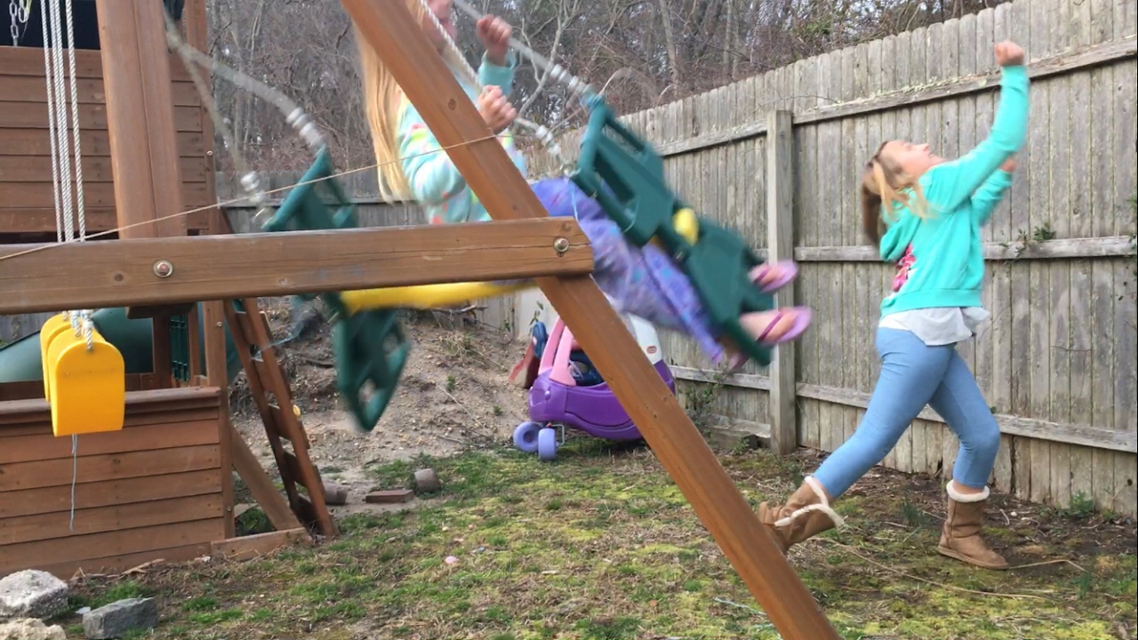 DO NOT TRY THIS AT HOME! CRAZY SWING SET GAME! YouTube