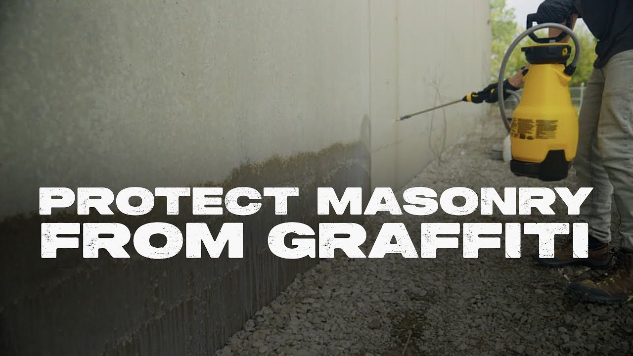 One easy step to protect masonry from graffiti