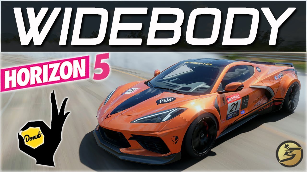 WIDEBODY Car Meet + STEVIO GAMES in Forza Horizon 5 Update 14 (Rocket Bunny Update)