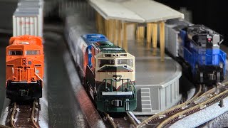 [4K] RUNNING MY N SCALE TRAINS FEATURING MY 1X1X1 COAL TRAIN & MORE! 