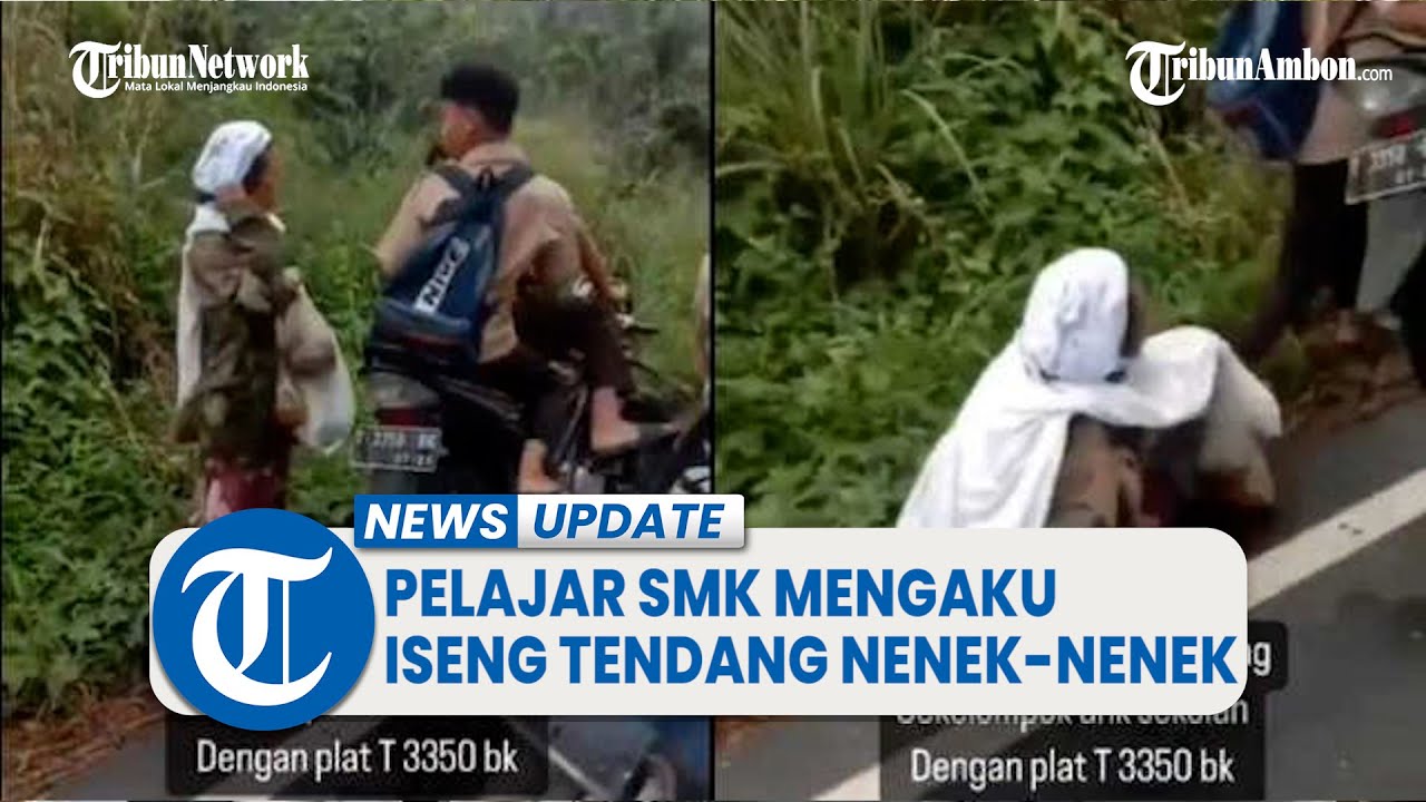 6 Pelajar SMK yang Tendang Nenek-nenek Mengaku Iseng saat Bolos sekolah, Orang Tua Meminta Maaf