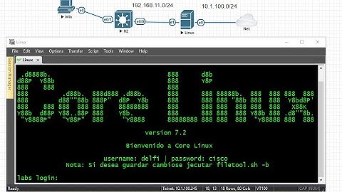 NAT with Core Linux and iptables in Eve-NG