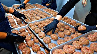 오픈 3개월 만에 대박 터진? 초대형 그릴 떡갈비 정식 / Amazing popular hamburger steak / Korean street food