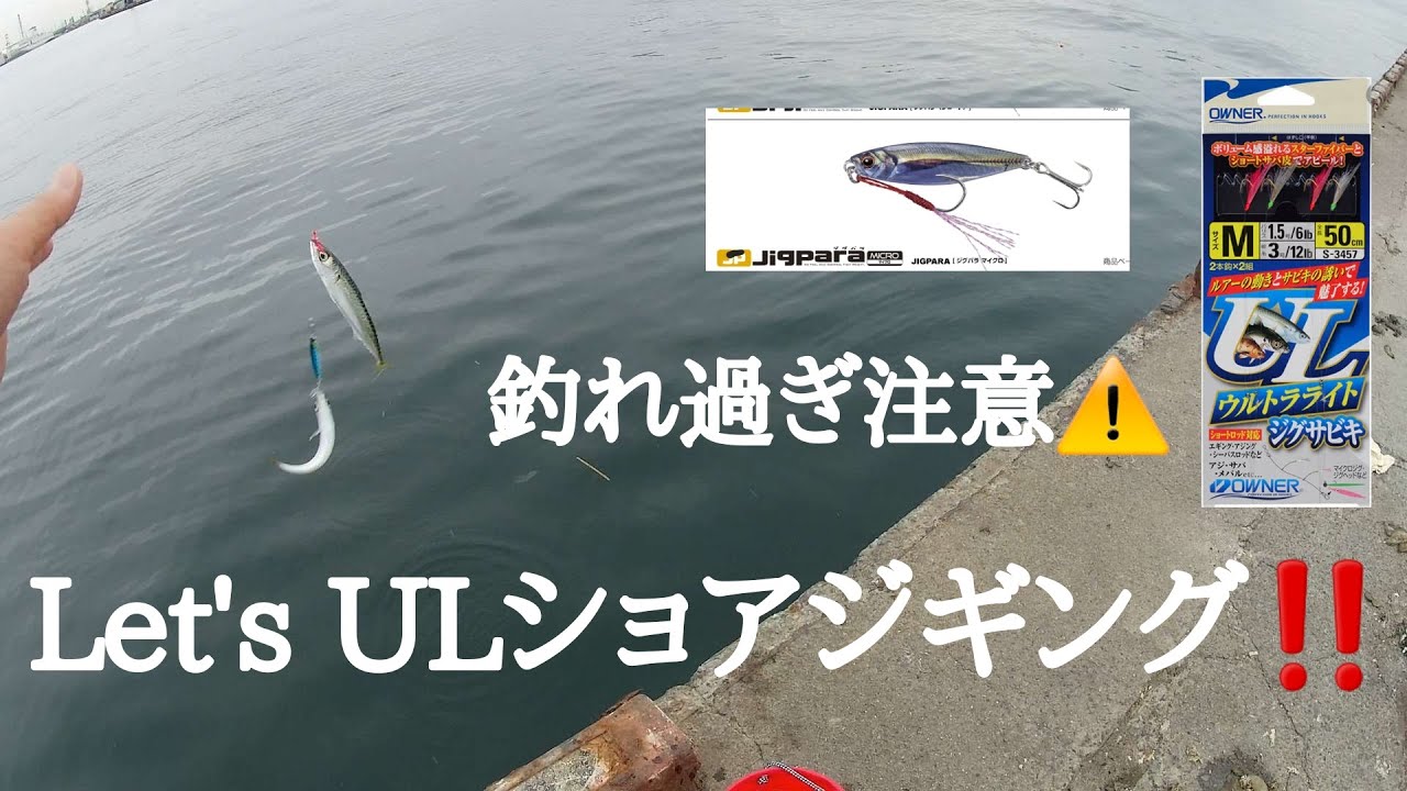 2 超 簡単 ウルトラライトショアジギング こひかチャンネル Youtube