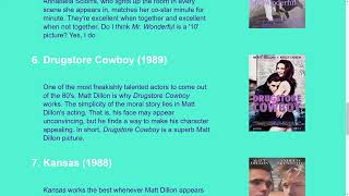 Matt Dillon Best Performances