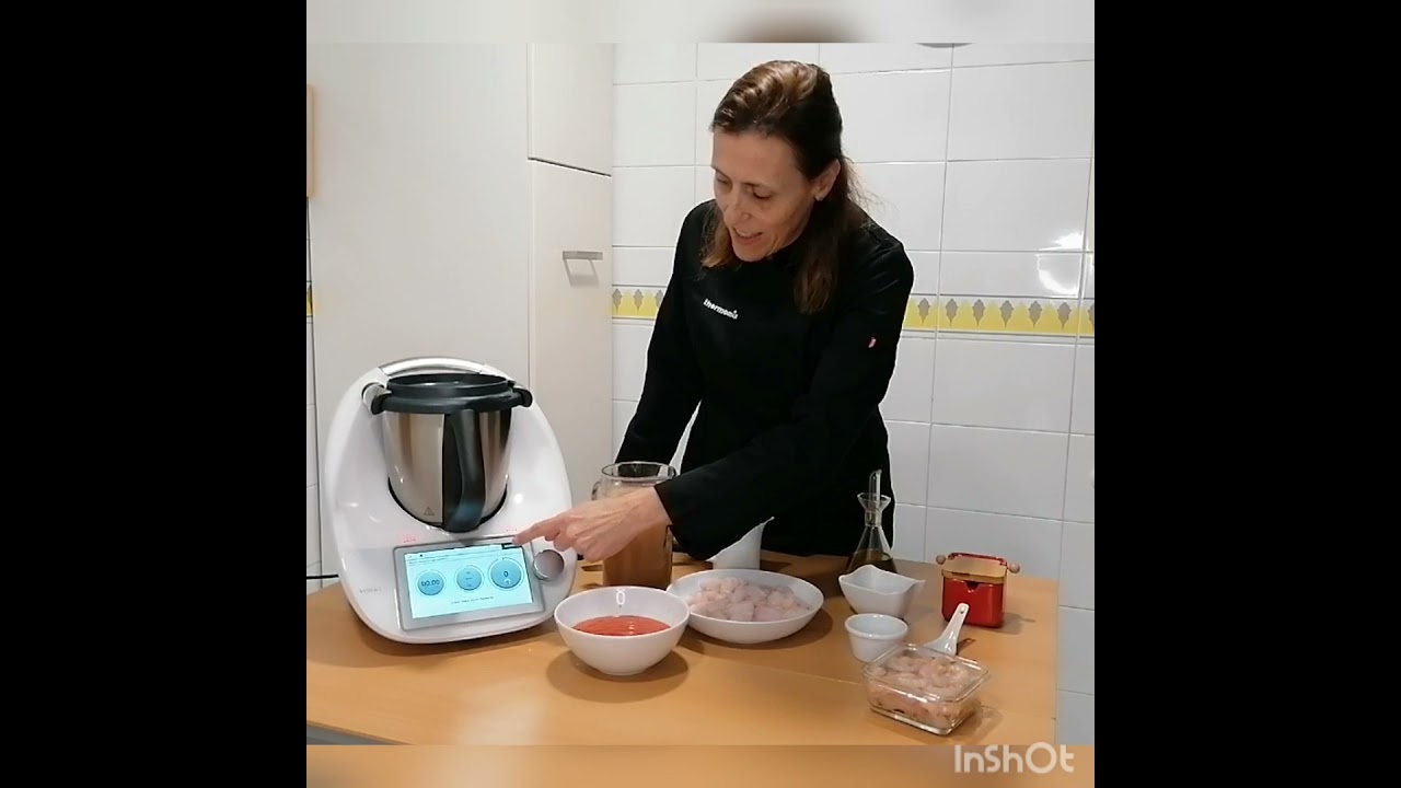 Thermomix TM6: Crema de rape y gambas