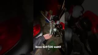 Boss 6x9 installing in my buddy’s 05 civic. Another happy customer.