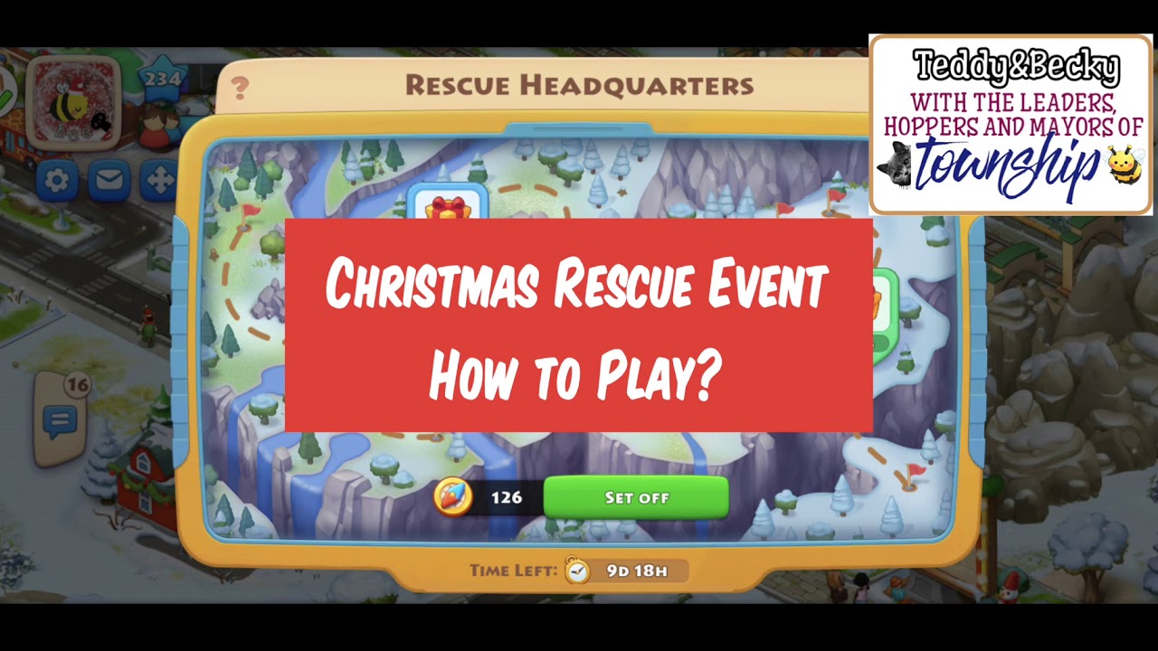 Township Christmas Rescue Event: How to Clear the Path