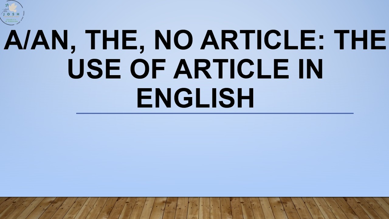 Basic Article Use: A, An, The & No Article | A1 English Grammar Lesson 33 | Learn English with Aime