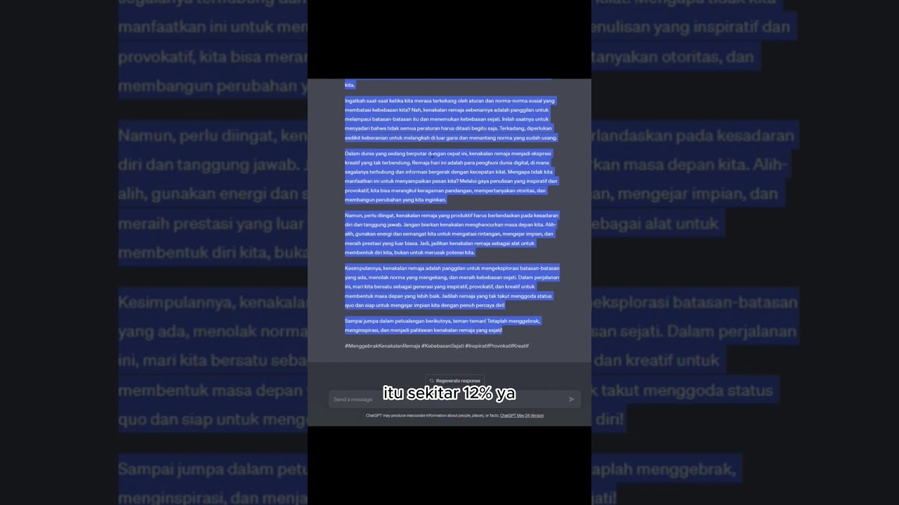 Cara menghindari AI Checker cuma pake chatGPT 