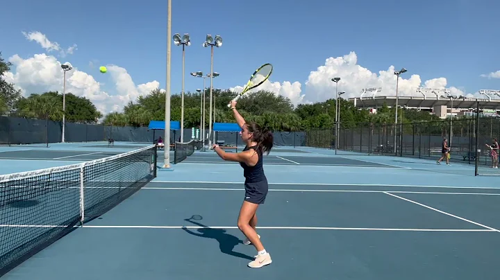 College Tennis Recruiting Video (Fall 2023) - Alic...