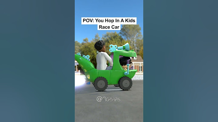POV: You Hop In A Kids Race Car