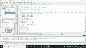 Tutorial 18: Verilog code of 2 to 1 mux using Case statement/ VLSI