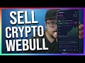 How to SELL Crypto on WeBull App (Cryptocurrency Tutorial)