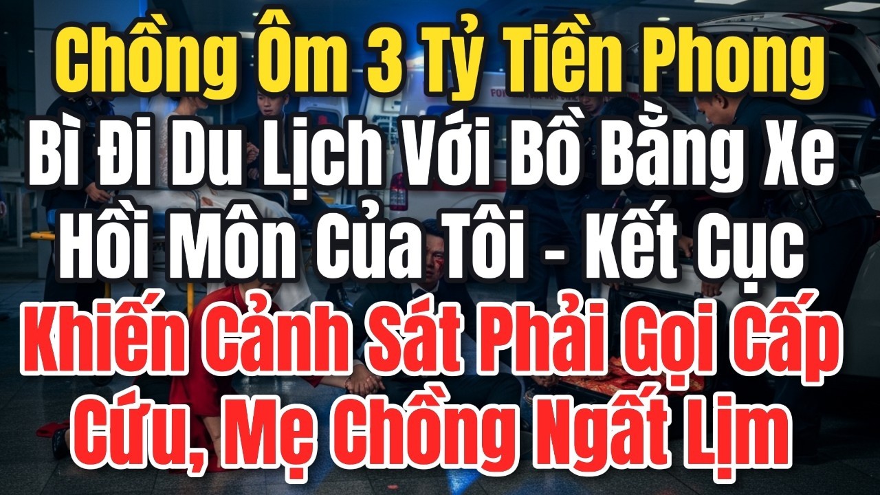 Chồng Ôm 3 Tỷ Tiền Phong Bì Đi Du Lịch Với Bồ Bằng Xe Hồi Môn Của Tôi – Kết Cục Khiến Cảnh Sát Phải