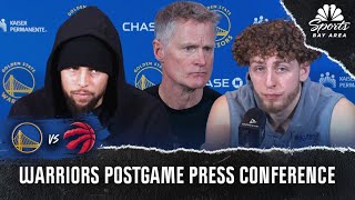 Steve Kerr, Steph Curry address Warriors' late collapse in OT loss to Raptors | NBCS Bay Area screenshot 5