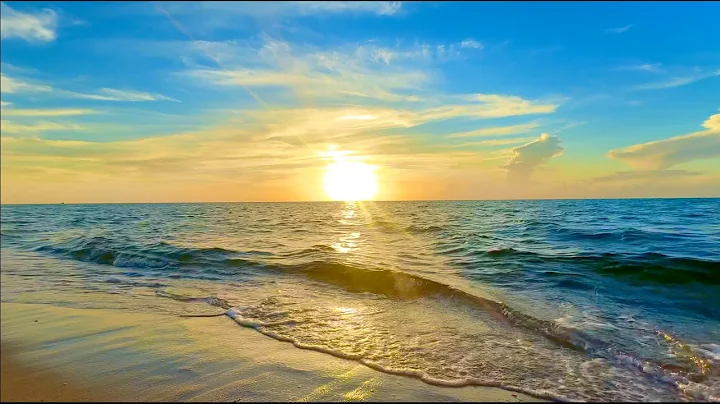 Where the Morning Meets the Sea | 7 Hours of Sunrise Ocean Therapy in 4K