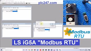LS iG5A VFD Modbus RTU via Modbus Poll