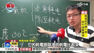 冷氣空調改除溼模式不耗電更涼爽 中視新聞20160512